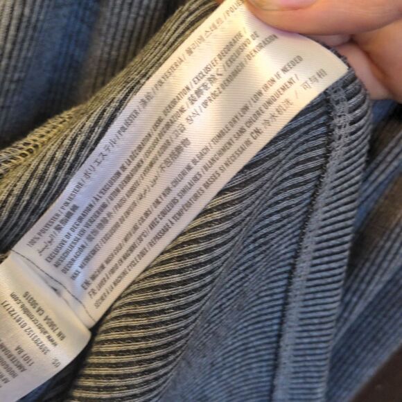 Hollister Ribbed Grey Racerback Fit and Flare Skater Tank Dress Sz M - Picture 9 of 9